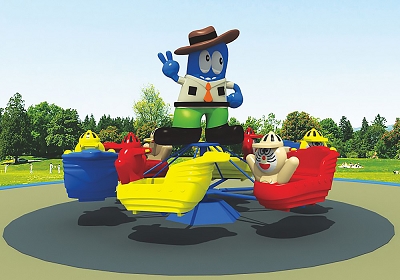 旋轉(zhuǎn)樂園 機器貓轉(zhuǎn)椅HD-