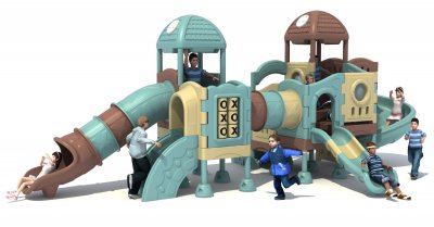 全塑料 HD-LSL021兒童滑梯、