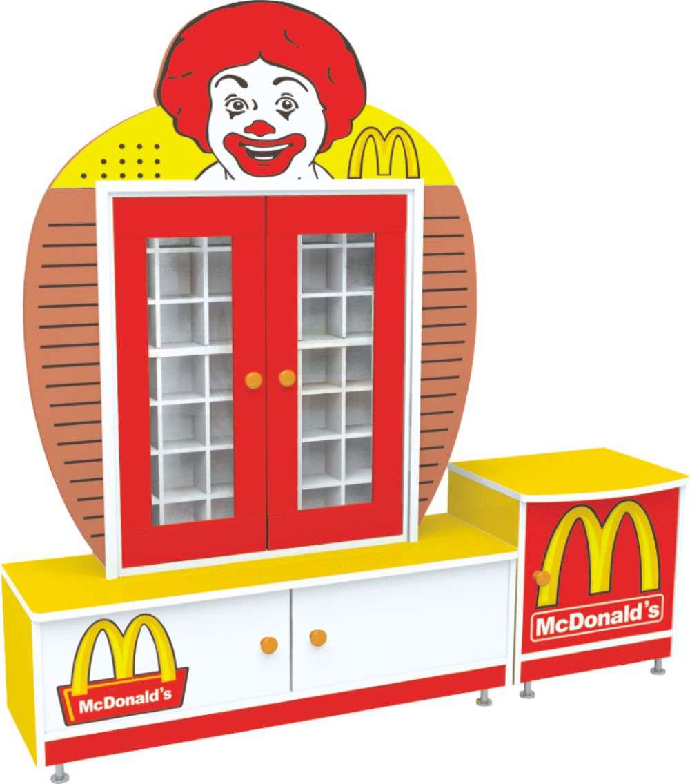 柜子、書架 麥當勞造型茶