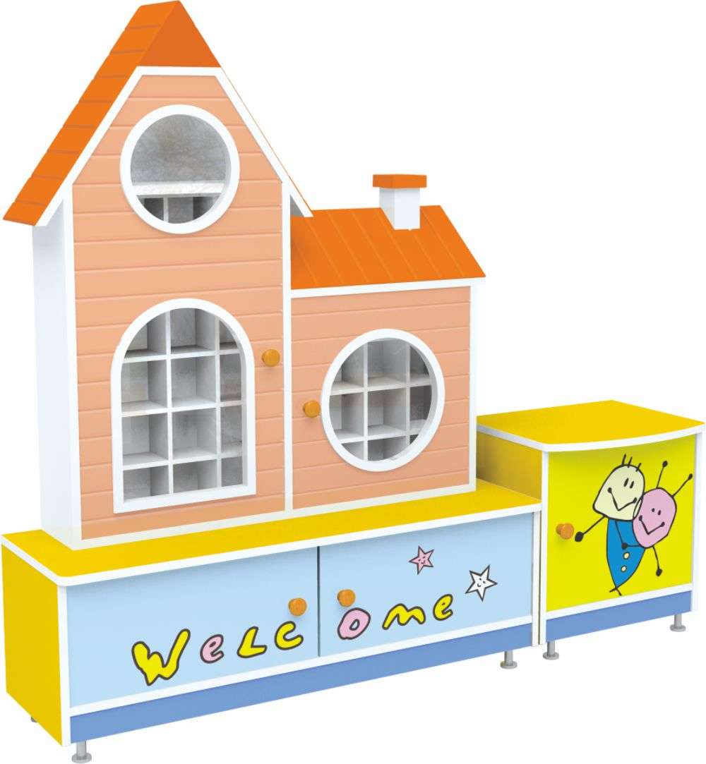 柜子、書架 別墅造型茶杯