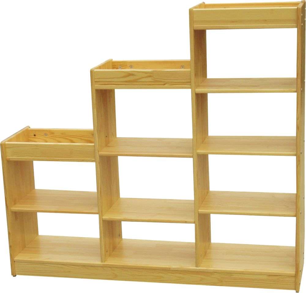 柜子、書架 樟子松梯式柜